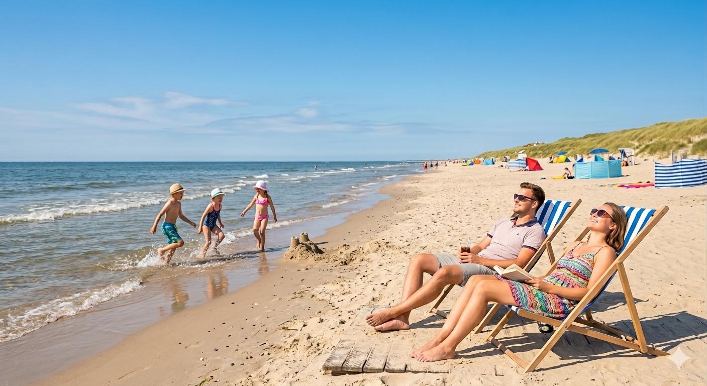 Genießen Sie einen entspannten Familienurlaub an der Nordseeküste.